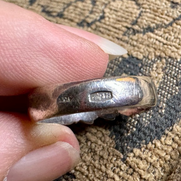 Vintage sterling silver ring. - Picture 6 of 12